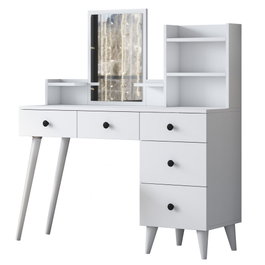 Hanah Home Mesa de maquillaje Bj101 - 2293 Blanca